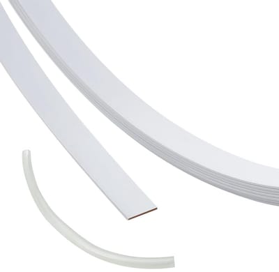 Dailygoods- Veerijzer 5 m - Kunststof gecoat metaal - 10 mm dikke staafjes - Voor het naaien van bruidsjurken - Korsetten - Knutselwerk - Corsetstaaf
