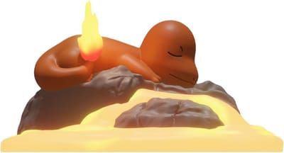 Teknofun Pokémon – Nachtlamp - Charmander Display Scene - 2 Lichtstanden - Touchbediening