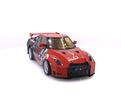 De Bouwplaats Nissan GTR Sportscar - Metalen bouwpakket - Vanaf 14 jaar