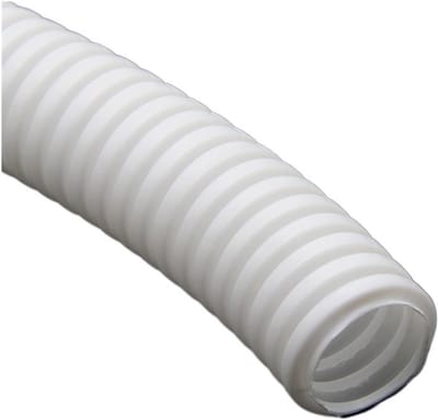 Ribbelbuis Beschermhoes - Draadslang Geleider - Kabelbescherming - Flexibel Torsiebestendig - 1/5/10 Meter - Wit