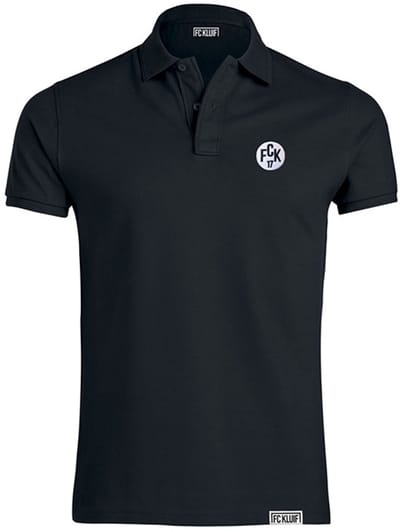 FC Kluif - Luxe Voetbal Polo FCK - Blauw - Maat L- Regular fit