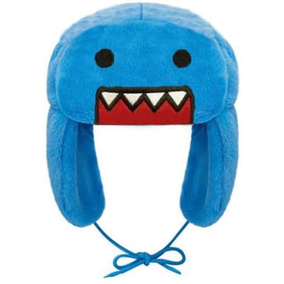 Chapeau d'hiver chaud multicolore à la mode Chapeau d'hiver mignon Chapeau d'hiver pour homme Chapeau d'hiver pour femme Chapeau dessin animé à rabats d'oreilles et Chapeau avec rabats d'oreilles One Size bleu
