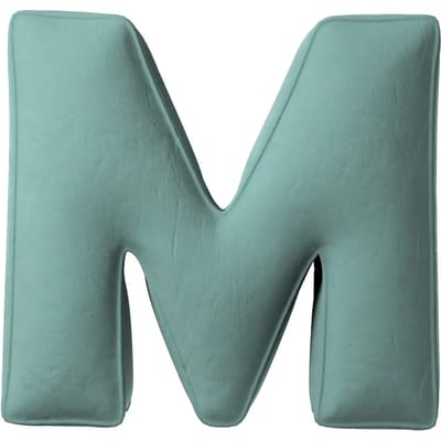 Kussen letter m Yellow Tipi Posh Velvet