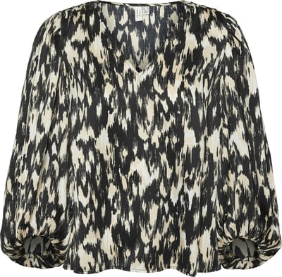 VERO MODA - VMMINA L/S V-NECK TOP WVN BTQ GA - Dames - Blouses