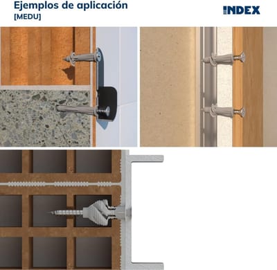 Universele Pluggen - Keilpluggen Muurpluggen - Bevestigen van Elementen - Voor Alle Materialen - 8 x 50 cm - Grijs