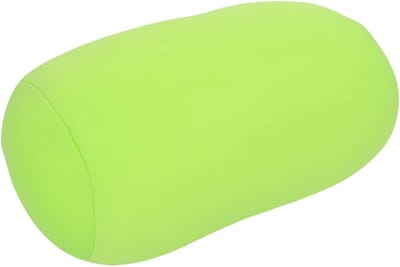 Comfortabel rugkussen met micro parels, slaapkussen en neksupport voor thuis en onderweg (groen)