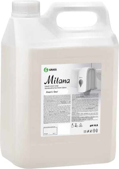 Grass Milana Crème Handzeep – Pearl – Hydraterend & Verzachtend – 5 Liter Vloeibare Navulling