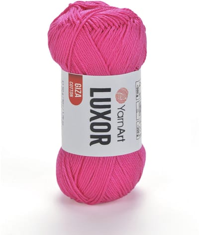 YarnArt Luxor – Gemerceriseerd Katoen Garen – 50g – ±125m – Glanzend Haakgaren – Voor Kleding & Accessoires - Kleur 1206