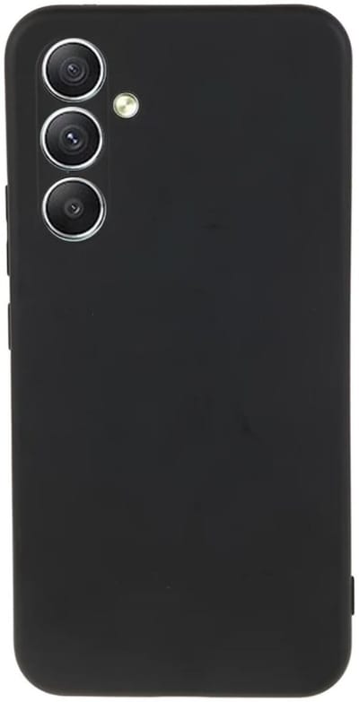 Hoesje met Camera Bescherming Geschikt voor Samsung Galaxy A34 | Back Cover | Dun | Flexibel TPU | Zwart
