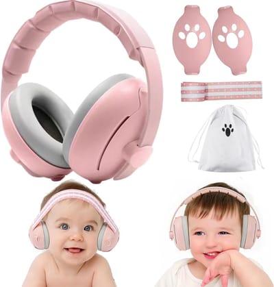 TIM® Gehoorbescherming Baby - Gehoorbescherming - Roze - 5cm x 2cm x 10cm