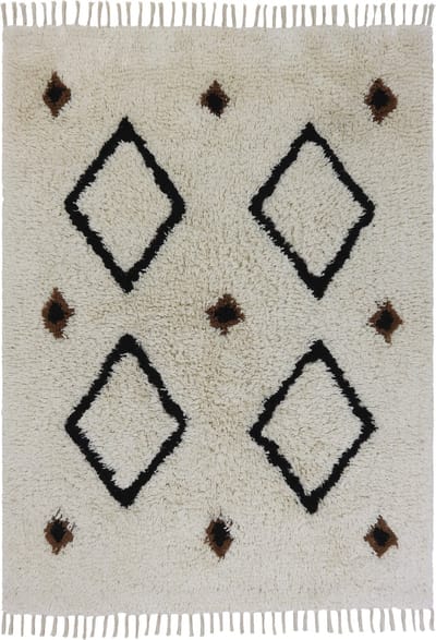 Tapis Petit Jet Vloerkleed Black 160 x 120 cm