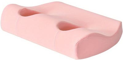 Nivard Zijslaapkussen Volwassenen - Kussen Met Gat - Donut Kussen - Ringkussen - Piercing Kussen - Voor Oor - Voor Zijslapers - Roze