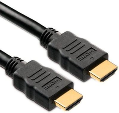 Benza HDMI High Speed Kabel voor beeld, geluid en internet (ethernet) - 0,50 Meter Zwart