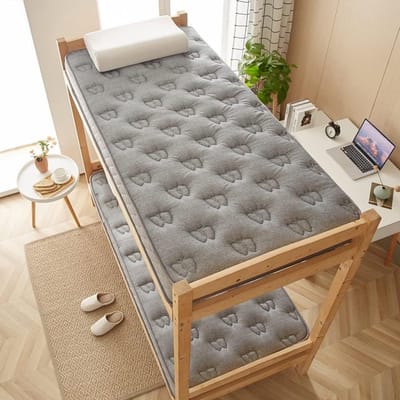 Oprolbare Matras - Vloermatras Futon - Comfortabel Slapen - Huidvriendelijk Polyester - 150x200cm - Grijs