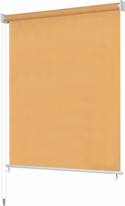 vidaXL - Rolgordijn - voor - buiten - 185(B)x140(H) - cm - beige