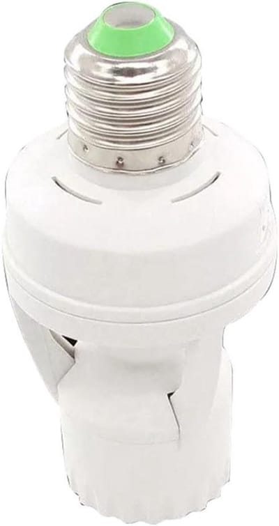 E27 Bewegingssensor Lampfitting met Instelbare Gevoeligheid
