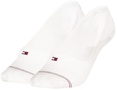 Tommy Hilfiger dames 2P footies shine wit