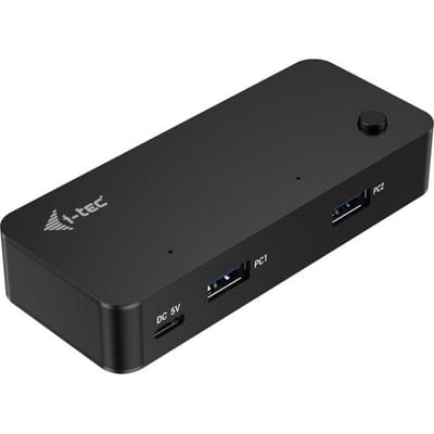 I-Tec - hub - universal KVM - 6 ports USB hub - 6 - Zwart
