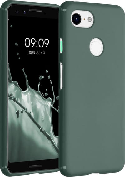 kwmobile telefoonhoesje geschikt voor Google Pixel 3 - Hoesje voor smartphone - Back cover in dennengroen