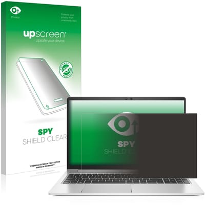 upscreen - privacy screenprotector voor HP EliteBook 650 G9 - Folie Beschermfolie Blauwlichtfilter