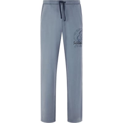 Jan Vanderstorm herren Joggingbroek - 52/54 - blauw - Plus Size