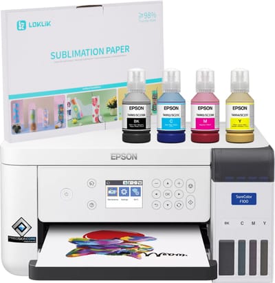 Epson Sublimatie SureColor SC-F100 startpakket met sublimatiepapier
