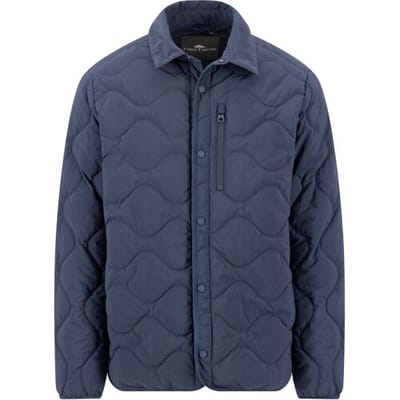 Fynch-Hatton Onion Quilt Overshirt Jacket Dark Navy / male