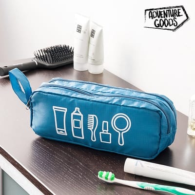 Adventure Goods Toilettas - met dubbele vakken in diverse kleuren