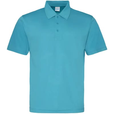 Just Cool - Cool Polo - Turquoise Blue maat L