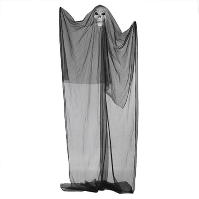 Horreur Effrayant Halloween Squelette Cintres Décoration Suspendue Fête d'Halloween (3.3x2m) gray