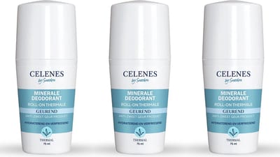 Celenes by Sweden Thermal Roll-On Deodorant - 75ml x 3 stuks - Voor Gevoelige Huid