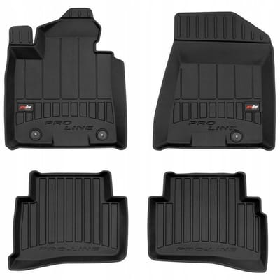 Frogum No.77 - Automatten 3D - Geschikt voor Hyundai Tucson III (2015-2020) - 4-delige set - Met gordelspanner - Hoge rand 6cm