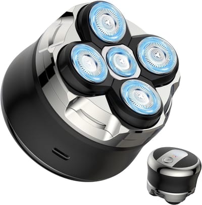 Waterdichte Elektrische Scheerapparaat voor Heren met Flexibele 5D Kop en Oplaadbaar Type-C