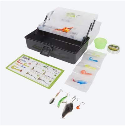 Max Ranger | Viskoffer met accessoires | Vis tackle box | Hengelsport starterset | Visdoos compleet | Visaccessoires set | Dobbers haakjes loodjes | Vislijn set | Lokdoos vissen | Viskist hengelsport | Cadeau voor vissers