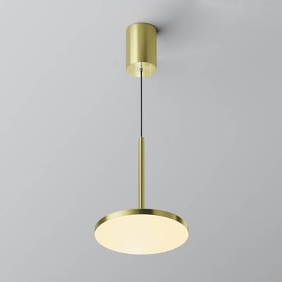 Maytoni LED hanglamp Plato, messing, Ø 18,5cm, aluminium