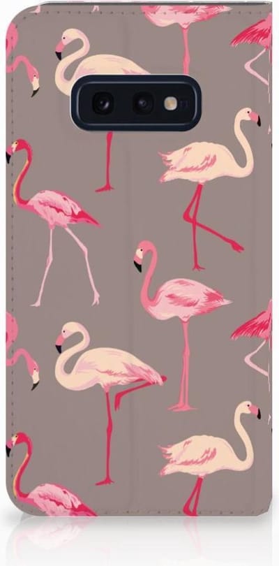 Standcase Hoesje voor Samsung Galaxy S10e Hoesje maken Flamingo