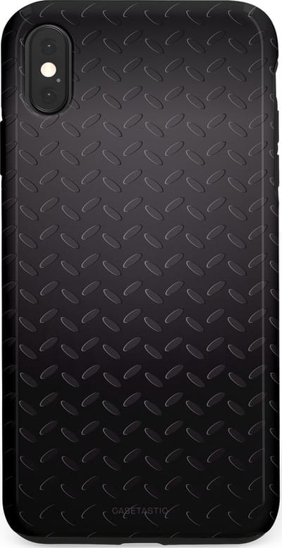 Casetastic Hoesje Geschikt voor Apple iPhone Xs Max - Stijlvolle Beschermende Duo-layer Case - Geometaal