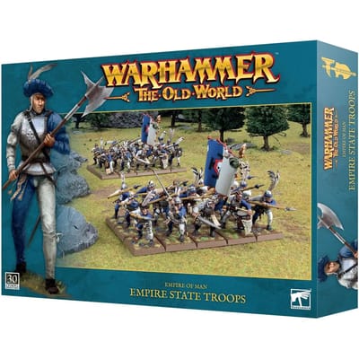 Beeldje Games Workshop Warhammer ToW - Empire de L'Homme : Troupes Régulières de l'Empire (x30)