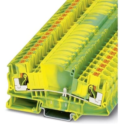 Phoenix Contact 3212196 Aardklem 3-etages 8.2 mm Snelaansluiting Groen, Geel 50 stuk(s)