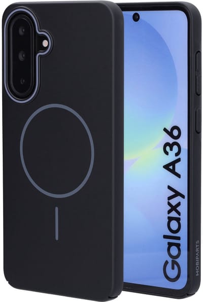 Mobiparts Slim Line Case geschikt voor Samsung Galaxy A36 - MagSafe Onyx - Zwart