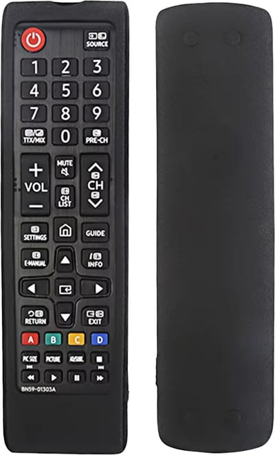 Ibley Beschermhoes voor Samsung BN59-01175N afstandsbediening – Zwart – Siliconen Remote Case