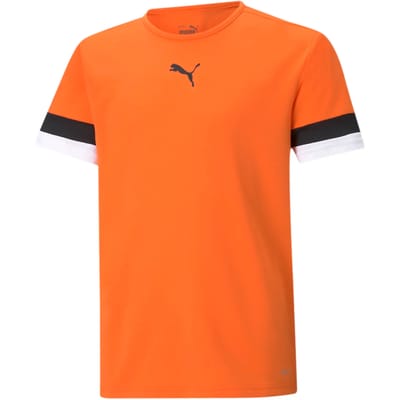 Puma Teamrise Shirt Korte Mouw Kinderen - Oranje | Maat: 152