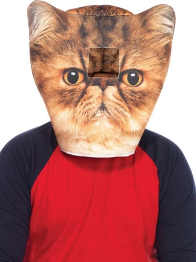 Masque in colère van een kat Leg Avenue
