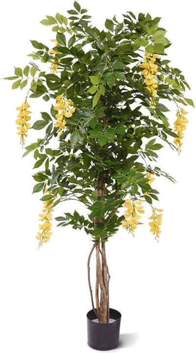 Wisteria kunstboom 150cm - geel