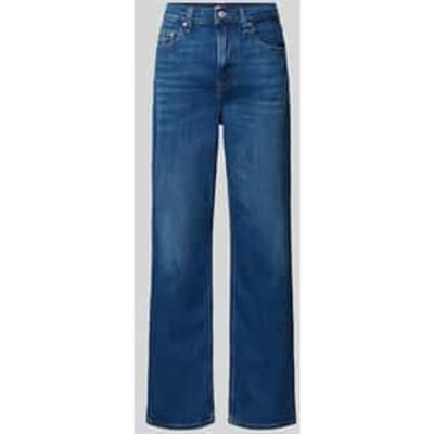 Straight fit jeans van katoenmix, model 'LAYLA'