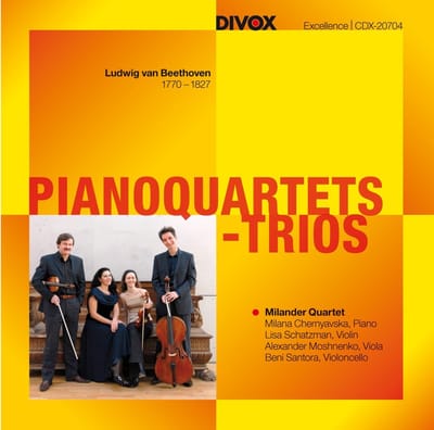 Milander Quartett - Beethoven: Pianoquartets-Trios (CD)