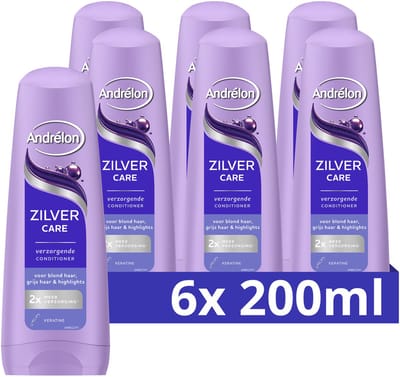 Andrélon - Conditioner - Zilver Care - 6 x 200 ml