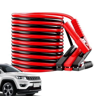 Startkabels Auto - Accukabels Pechhulp - Accu Starten - Hooggeleidend Koper - 2.5m Lengte - Zwart
