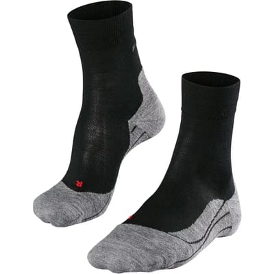 FALKE RU4 Wool anti-blaar wol functioneel materiaal hardloopsokken dames zwart - maat 39-40