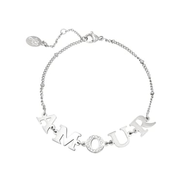 Armband Amour - Zilver - Armband Yehwang